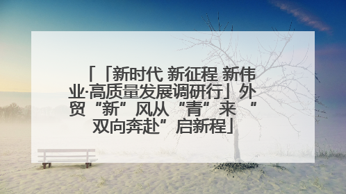 「新时代 新征程 新伟业·高质量发展调研行」外贸“新”风从“青”来 “双向奔赴”启新程