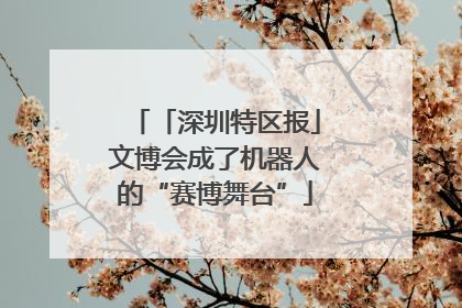 「深圳特区报」文博会成了机器人的“赛博舞台”
