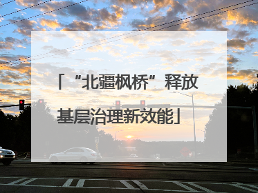 “北疆枫桥”释放基层治理新效能