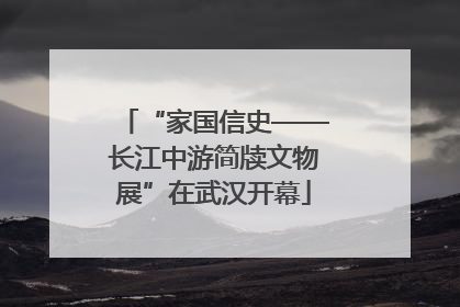 “家国信史——长江中游简牍文物展”在武汉开幕