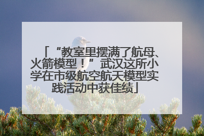 “教室里摆满了航母、火箭模型！”武汉这所小学在市级航空航天模型实践活动中获佳绩