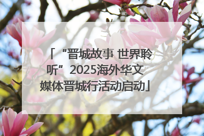 “晋城故事 世界聆听”2025海外华文媒体晋城行活动启动