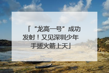 “龙高一号”成功发射！又见深圳少年手搓火箭上天
