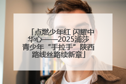 点燃少年红 闪耀中华心——2025浦莎青少年“手拉手”陕西路线丝路续新章