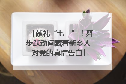献礼“七一”！舞步跃动间藏着新乡人对党的真情告白
