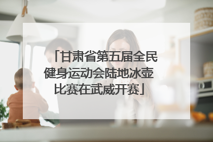 甘肃省第五届全民健身运动会陆地冰壶比赛在武威开赛