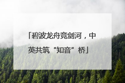 碧波龙舟竞剑河，中英共筑“知音”桥