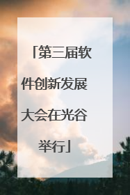 第三届软件创新发展大会在光谷举行