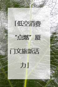 低空消费“点燃”厦门文旅新活力