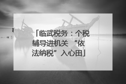 临武税务：个税辅导进机关 “依法纳税”入心田