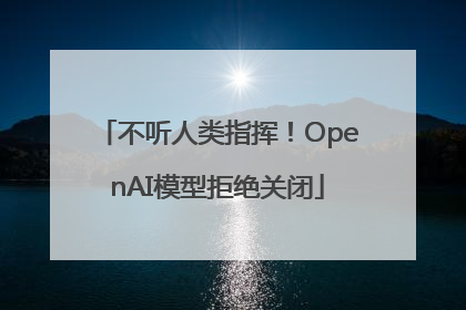 不听人类指挥！OpenAI模型拒绝关闭