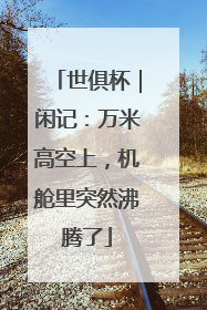世俱杯｜闲记：万米高空上，机舱里突然沸腾了
