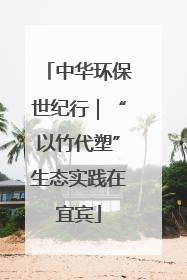 中华环保世纪行｜“以竹代塑”生态实践在宜宾