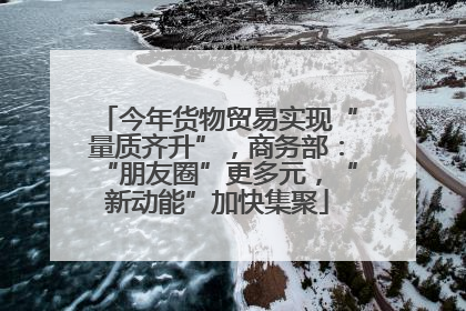 今年货物贸易实现“量质齐升”，商务部：“朋友圈”更多元，“新动能”加快集聚