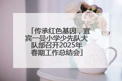 传承红色基因，宜宾一曼小学少先队大队部召开2025年春期工作总结会