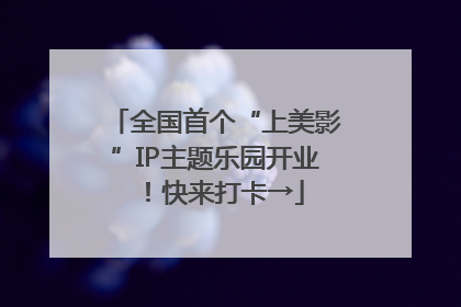 全国首个“上美影”IP主题乐园开业！快来打卡→