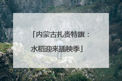 内蒙古扎赉特旗：水稻迎来插秧季