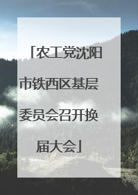 农工党沈阳市铁西区基层委员会召开换届大会