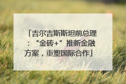 吉尔吉斯斯坦前总理：“金砖+”推新金融方案，重塑国际合作