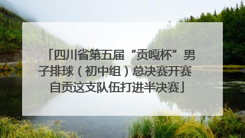 四川省第五届“贡嘎杯”男子排球（初中组）总决赛开赛 自贡这支队伍打进半决赛