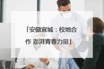 安徽宣城：校地合作 澎湃青春力量