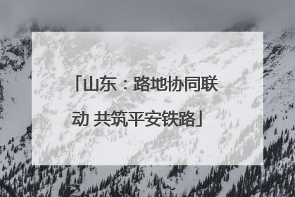 山东：路地协同联动 共筑平安铁路