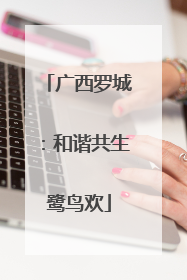 广西罗城：和谐共生鹭鸟欢