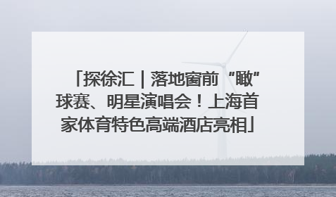 探徐汇｜落地窗前“瞰”球赛、明星演唱会！上海首家体育特色高端酒店亮相