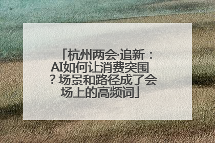 杭州两会·追新：AI如何让消费突围？场景和路径成了会场上的高频词