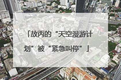 敖丙的“天空漫游计划”被“紧急叫停”