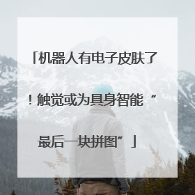 机器人有电子皮肤了！触觉或为具身智能“最后一块拼图”