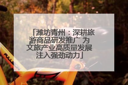 潍坊青州：深耕旅游商品研发推广 为文旅产业高质量发展注入强劲动力