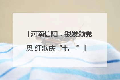 河南信阳：银发颂党恩 红歌庆“七一”