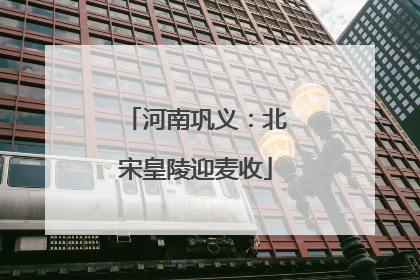 河南巩义：北宋皇陵迎麦收