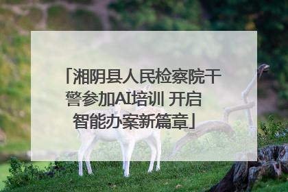 湘阴县人民检察院干警参加AI培训 开启智能办案新篇章