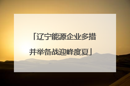 辽宁能源企业多措并举备战迎峰度夏