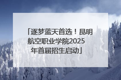 逐梦蓝天首选！昆明航空职业学院2025年首届招生启动