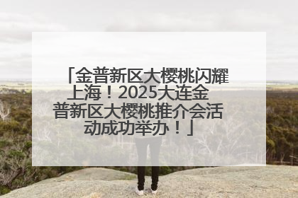 金普新区大樱桃闪耀上海！2025大连金普新区大樱桃推介会活动成功举办！