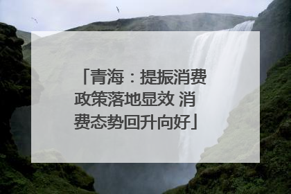 青海：提振消费政策落地显效 消费态势回升向好