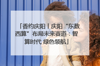香约庆阳丨庆阳“东数西算”布局未来赛道：智算时代 绿色领航