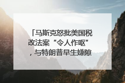 马斯克怒批美国税改法案“令人作呕”，与特朗普早生嫌隙？｜国际识局