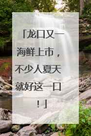 龙口又一海鲜上市，不少人夏天就好这一口！