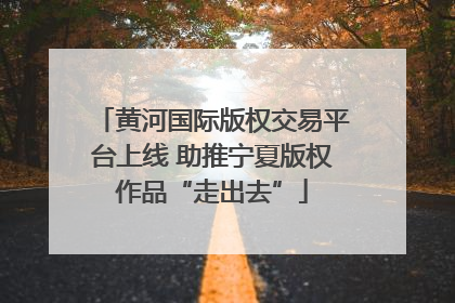 黄河国际版权交易平台上线 助推宁夏版权作品“走出去”