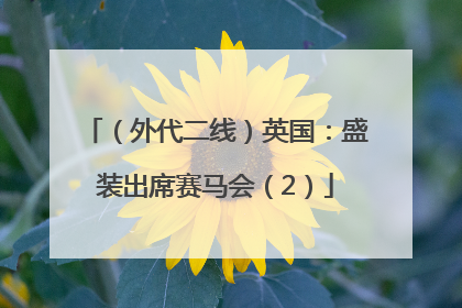 （外代二线）英国：盛装出席赛马会（2）