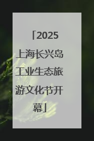2025上海长兴岛工业生态旅游文化节开幕