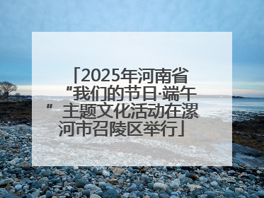 2025年河南省“我们的节日·端午”主题文化活动在漯河市召陵区举行