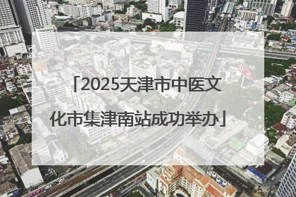 2025天津市中医文化市集津南站成功举办