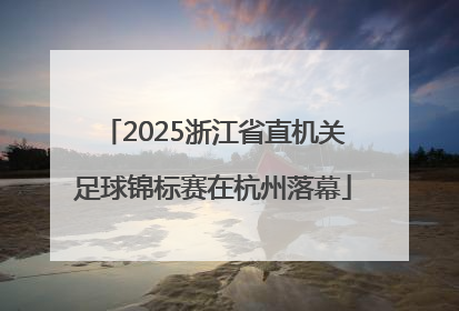 2025浙江省直机关足球锦标赛在杭州落幕