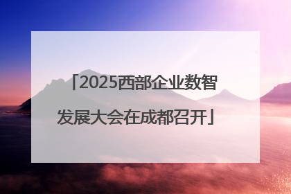 2025西部企业数智发展大会在成都召开