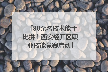 80余名技术能手比拼！西安经开区职业技能竞赛启动